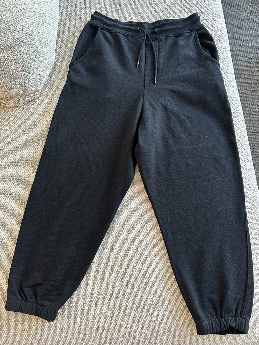 Zara Black Men's Jogger Chinos with Drawstring